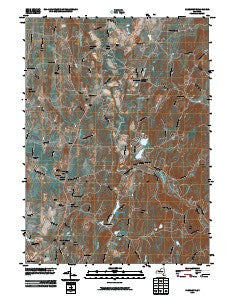 Clermont New York Historical topographic map, 1:24000 scale, 7.5 X 7.5 Minute, Year 2010