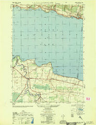 Cleveland New York Historical topographic map, 1:25000 scale, 7.5 X 7.5 Minute, Year 1951