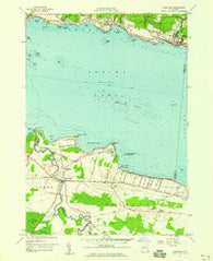 Cleveland New York Historical topographic map, 1:24000 scale, 7.5 X 7.5 Minute, Year 1957