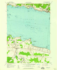Cleveland New York Historical topographic map, 1:24000 scale, 7.5 X 7.5 Minute, Year 1957