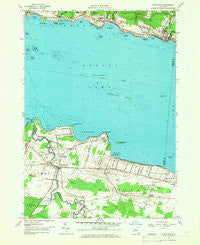 Cleveland New York Historical topographic map, 1:24000 scale, 7.5 X 7.5 Minute, Year 1957