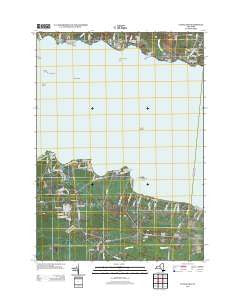 Cleveland New York Historical topographic map, 1:24000 scale, 7.5 X 7.5 Minute, Year 2013