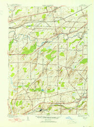 Clifton New York Historical topographic map, 1:24000 scale, 7.5 X 7.5 Minute, Year 1950