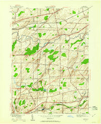 Clifton New York Historical topographic map, 1:24000 scale, 7.5 X 7.5 Minute, Year 1950