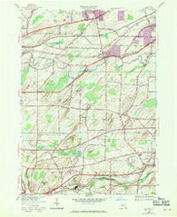 Clifton New York Historical topographic map, 1:24000 scale, 7.5 X 7.5 Minute, Year 1950