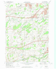 Clifton New York Historical topographic map, 1:24000 scale, 7.5 X 7.5 Minute, Year 1971