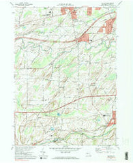 Clifton New York Historical topographic map, 1:24000 scale, 7.5 X 7.5 Minute, Year 1971