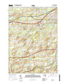 Clifton New York Current topographic map, 1:24000 scale, 7.5 X 7.5 Minute, Year 2016