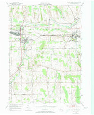 Clifton Springs New York Historical topographic map, 1:24000 scale, 7.5 X 7.5 Minute, Year 1951