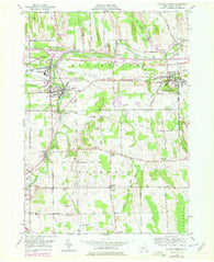 Clifton Springs New York Historical topographic map, 1:24000 scale, 7.5 X 7.5 Minute, Year 1951