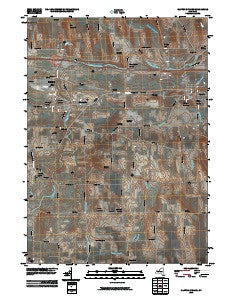 Clifton Springs New York Historical topographic map, 1:24000 scale, 7.5 X 7.5 Minute, Year 2010