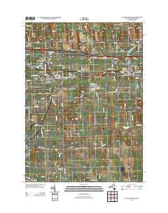 Clifton Springs New York Historical topographic map, 1:24000 scale, 7.5 X 7.5 Minute, Year 2013