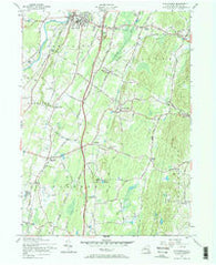 Clintondale New York Historical topographic map, 1:24000 scale, 7.5 X 7.5 Minute, Year 1957
