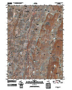 Clintondale New York Historical topographic map, 1:24000 scale, 7.5 X 7.5 Minute, Year 2010