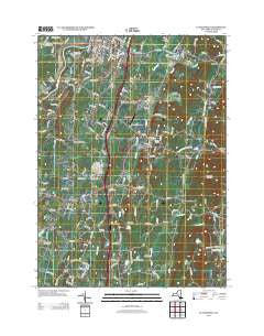 Clintondale New York Historical topographic map, 1:24000 scale, 7.5 X 7.5 Minute, Year 2013