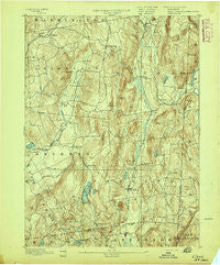 Clove New York Historical topographic map, 1:62500 scale, 15 X 15 Minute, Year 1893