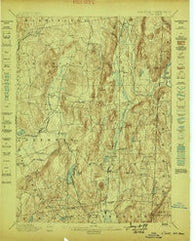 Clove New York Historical topographic map, 1:62500 scale, 15 X 15 Minute, Year 1898