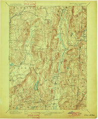 Clove New York Historical topographic map, 1:62500 scale, 15 X 15 Minute, Year 1901