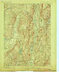 Clove New York Historical topographic map, 1:62500 scale, 15 X 15 Minute, Year 1901