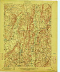 Clove New York Historical topographic map, 1:62500 scale, 15 X 15 Minute, Year 1901