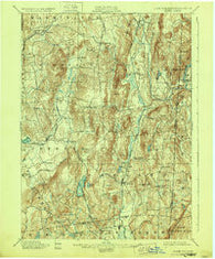 Clove New York Historical topographic map, 1:62500 scale, 15 X 15 Minute, Year 1901
