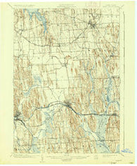 Clyde New York Historical topographic map, 1:62500 scale, 15 X 15 Minute, Year 1902