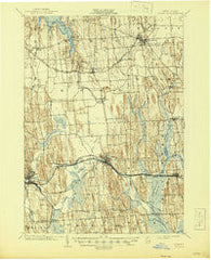 Clyde New York Historical topographic map, 1:62500 scale, 15 X 15 Minute, Year 1902