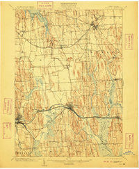 Clyde New York Historical topographic map, 1:62500 scale, 15 X 15 Minute, Year 1902