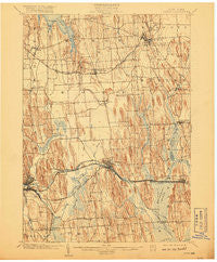 Clyde New York Historical topographic map, 1:62500 scale, 15 X 15 Minute, Year 1902