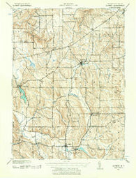 Clymer New York Historical topographic map, 1:62500 scale, 15 X 15 Minute, Year 1939