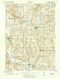 Clymer New York Historical topographic map, 1:62500 scale, 15 X 15 Minute, Year 1939