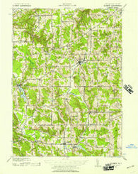 Clymer New York Historical topographic map, 1:62500 scale, 15 X 15 Minute, Year 1939