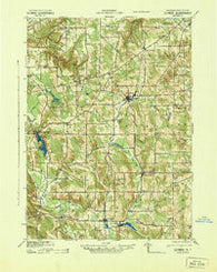 Clymer New York Historical topographic map, 1:62500 scale, 15 X 15 Minute, Year 1941