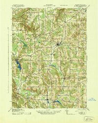 Clymer New York Historical topographic map, 1:62500 scale, 15 X 15 Minute, Year 1941