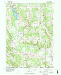 Clymer New York Historical topographic map, 1:24000 scale, 7.5 X 7.5 Minute, Year 1954