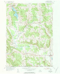 Clymer New York Historical topographic map, 1:24000 scale, 7.5 X 7.5 Minute, Year 1954