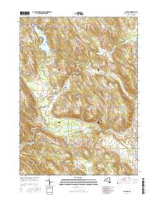 Clymer New York Current topographic map, 1:24000 scale, 7.5 X 7.5 Minute, Year 2016