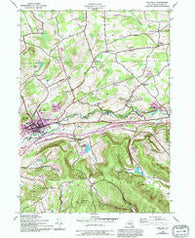 Cobleskill New York Historical topographic map, 1:24000 scale, 7.5 X 7.5 Minute, Year 1943