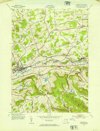 Cobleskill New York Historical topographic map, 1:24000 scale, 7.5 X 7.5 Minute, Year 1943