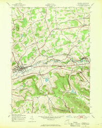 Cobleskill New York Historical topographic map, 1:24000 scale, 7.5 X 7.5 Minute, Year 1943