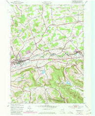 Cobleskill New York Historical topographic map, 1:24000 scale, 7.5 X 7.5 Minute, Year 1943