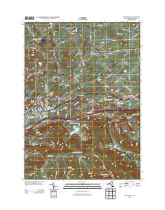 Cobleskill New York Historical topographic map, 1:24000 scale, 7.5 X 7.5 Minute, Year 2013