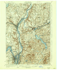 Cohoes New York Historical topographic map, 1:62500 scale, 15 X 15 Minute, Year 1929