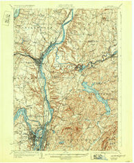 Cohoes New York Historical topographic map, 1:62500 scale, 15 X 15 Minute, Year 1929