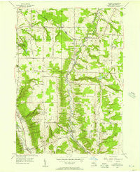 Colden New York Historical topographic map, 1:24000 scale, 7.5 X 7.5 Minute, Year 1955