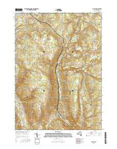 Colden New York Current topographic map, 1:24000 scale, 7.5 X 7.5 Minute, Year 2016