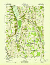 Conesus New York Historical topographic map, 1:31680 scale, 7.5 X 7.5 Minute, Year 1942