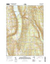 Conesus New York Current topographic map, 1:24000 scale, 7.5 X 7.5 Minute, Year 2016