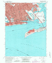 Coney Island New York Historical topographic map, 1:24000 scale, 7.5 X 7.5 Minute, Year 1966