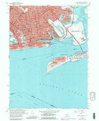 Coney Island New York Historical topographic map, 1:24000 scale, 7.5 X 7.5 Minute, Year 1966